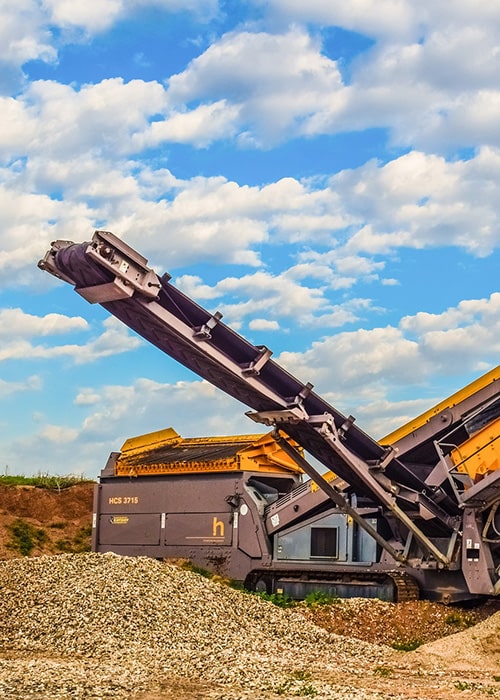 Concrete aggregate cooling equipment